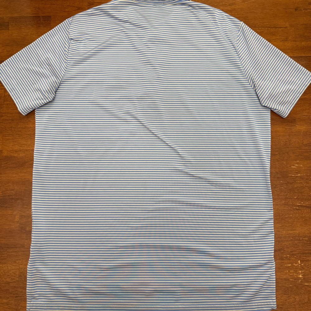 RLX Ralph Lauren Polo Shirt Mens XL Blue Striped 2018 US Open Shinnecock Hills - Picture 6 of 9